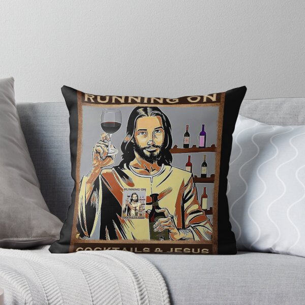 Item preview, Running On Cocktails and Jesus Bartender designed and sold by quertaautrey8.