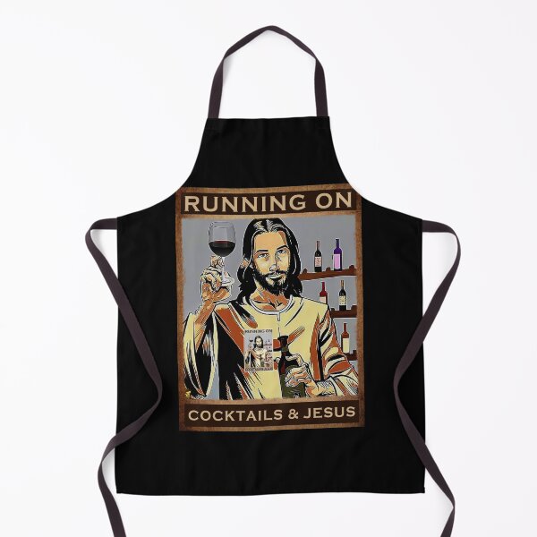 Item preview, Running On Cocktails and Jesus Bartender designed and sold by quertaautrey8.