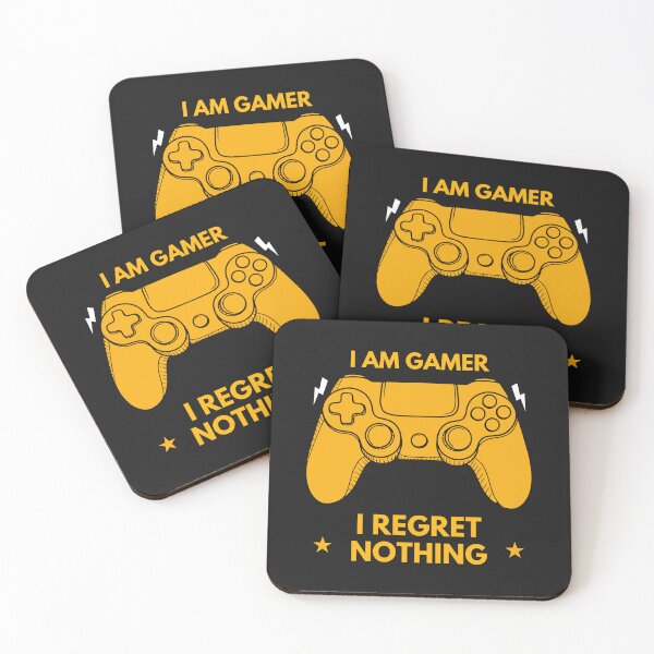 Item preview, I am Gamer I Regret Nothing. Gift for gamers designed and sold by ProtonProject.