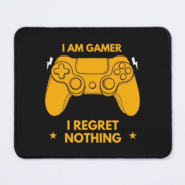 Item preview, I am Gamer I Regret Nothing. Gift for gamers designed and sold by ProtonProject.