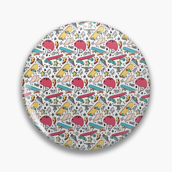 Item preview, skate sport doodle colorful monoline seamless pattern designed and sold by FNDES1GN5.