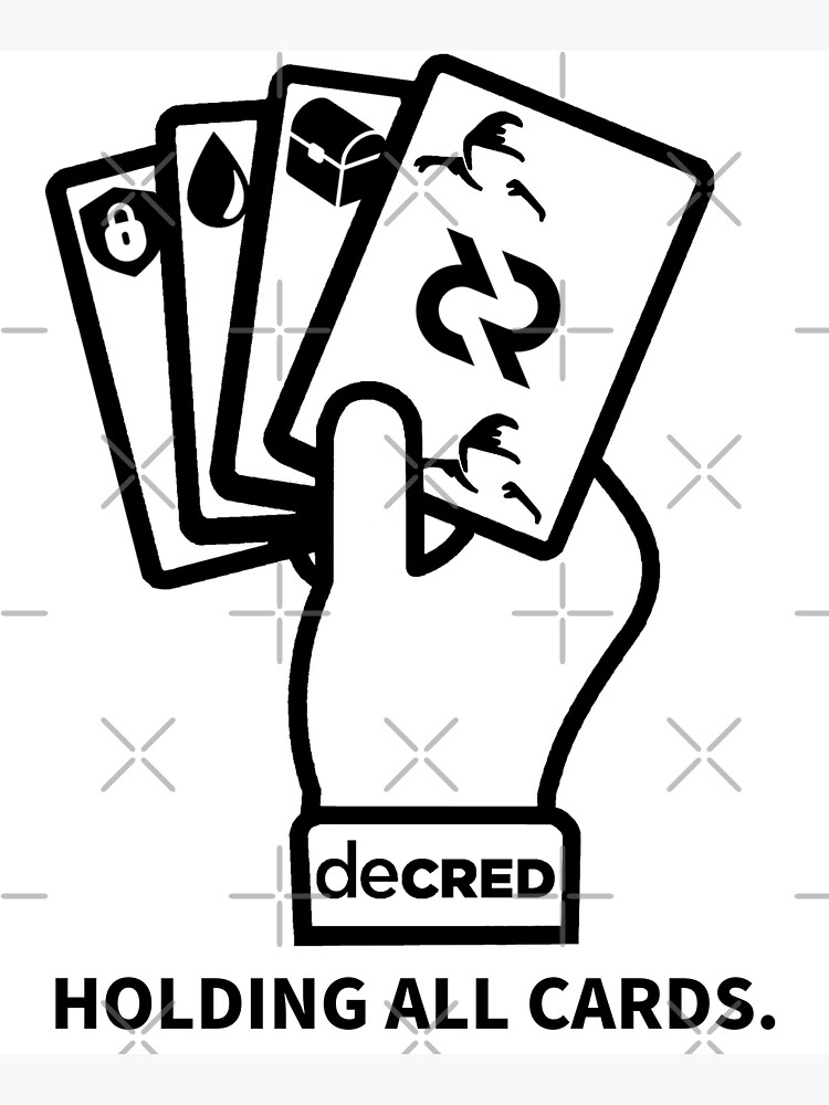 Thumbnail 5 of 5, Tote Bag, Decred cards © v2 (Design timestamped by https://timestamp.decred.org/) designed and sold by OfficialCryptos.