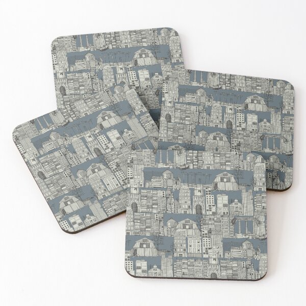 Item preview, dystopian toile slate designed and sold by scrummy.