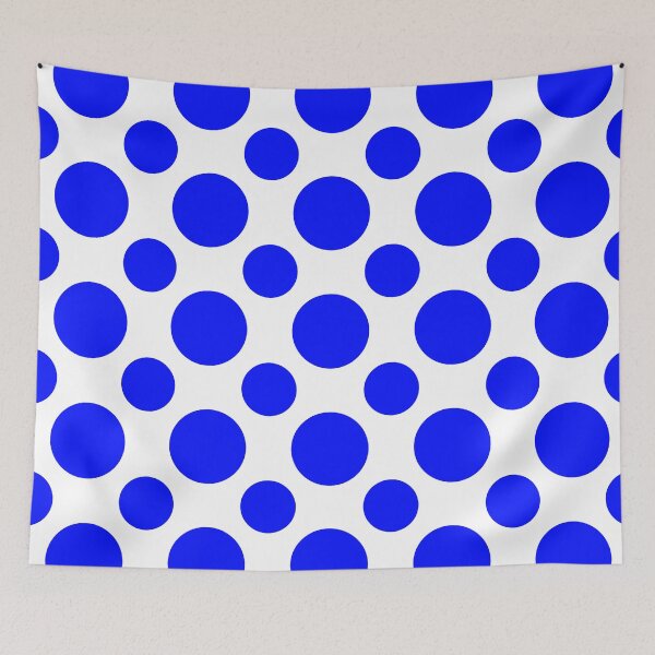 Item preview, Blue White Seamless Polka Dot Pattern Design designed and sold by Summer-Winter.