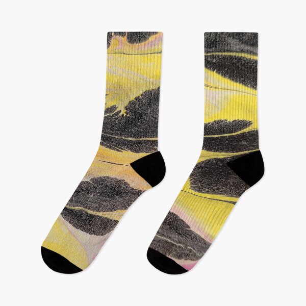 Item preview, Black with Yellow Marbled designed and sold by Hilomind.