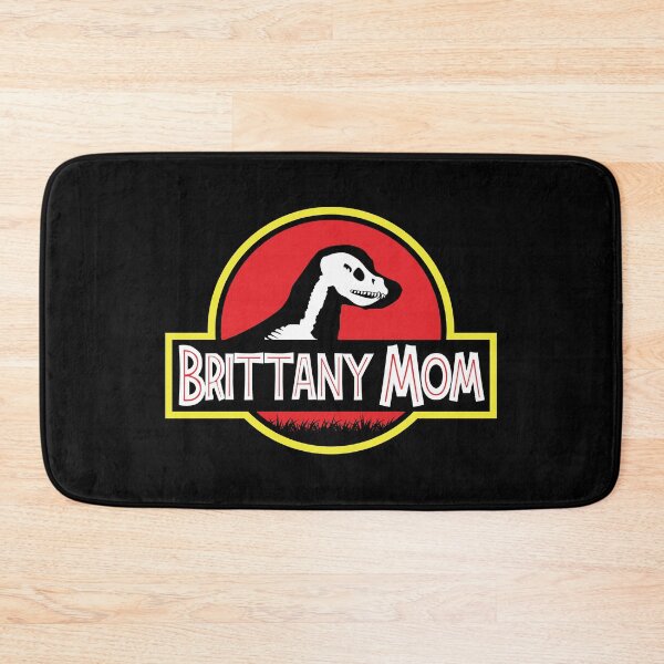 Item preview, (For Dark Background) Jurassic Brittany Spaniel Mom designed and sold by More Cute Dogs.