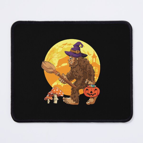 Item preview, Funny Bigfoot Halloween Witch Candy Jack-O-Lantern designed and sold by GravitiTees.