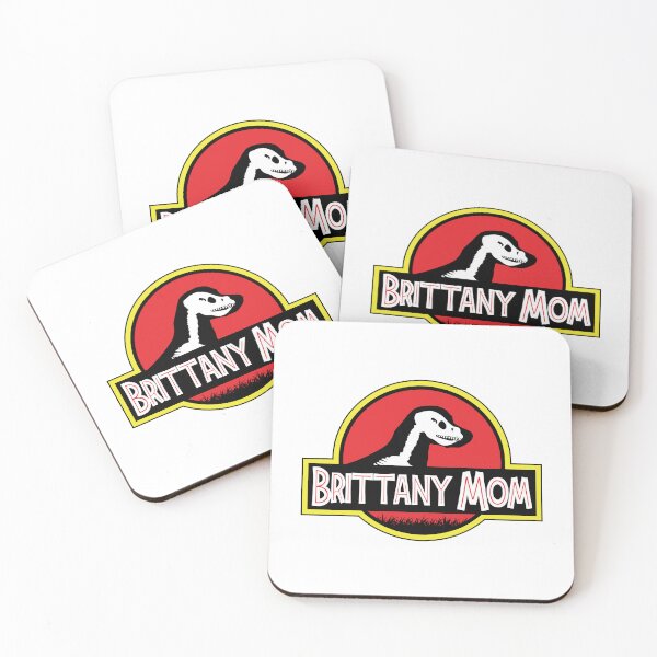 Item preview, (For Bright Background) Jurassic Brittany Spaniel Mom designed and sold by More Cute Dogs.