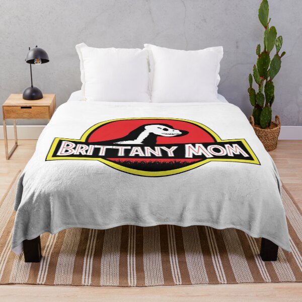 Item preview, (For Bright Background) Jurassic Brittany Spaniel Mom designed and sold by More Cute Dogs.