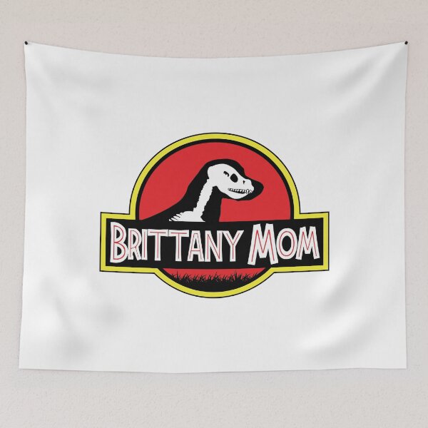 Item preview, (For Bright Background) Jurassic Brittany Spaniel Mom designed and sold by More Cute Dogs.