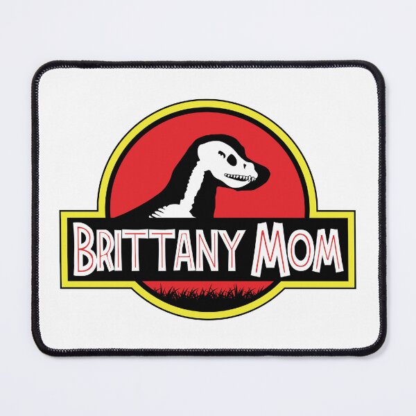 Item preview, (For Bright Background) Jurassic Brittany Spaniel Mom designed and sold by More Cute Dogs.