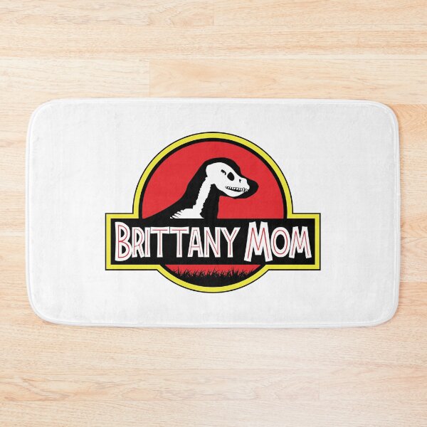 Item preview, (For Bright Background) Jurassic Brittany Spaniel Mom designed and sold by More Cute Dogs.