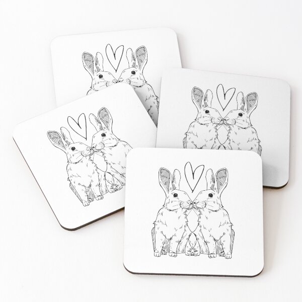 Item preview, cute rabbits love designed and sold by FONESAY.