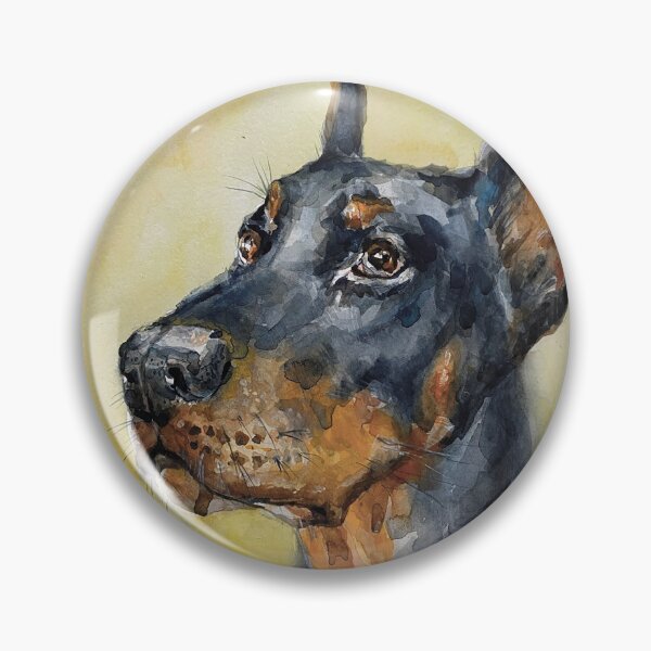 Item preview, Portrait of a doberman dog breed. designed and sold by Elena Reutova.
