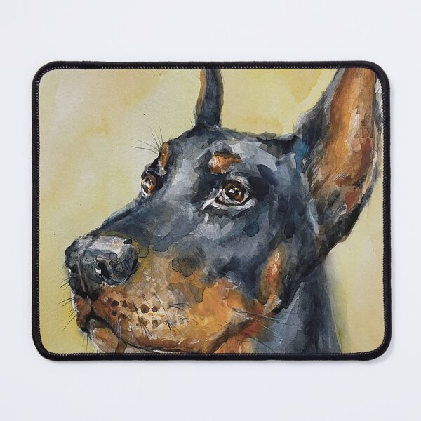 Item preview, Portrait of a doberman dog breed. designed and sold by Elena Reutova.
