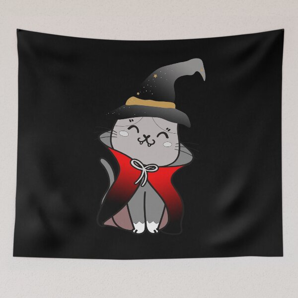 Artikelvorschau, Katze mit Dracula-Robe entworfen und verkauft von my-green-gecko.
