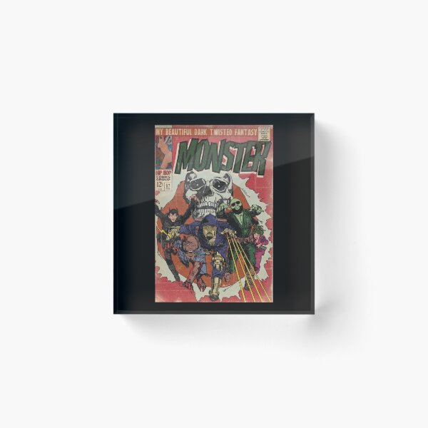 Item preview, My Beautiful Dark Twisted Fantasy Album Monster Rap Song - Monster Album My Beautiful Dark Twisted Fantasy designed and sold by HappyGrandmaUB.