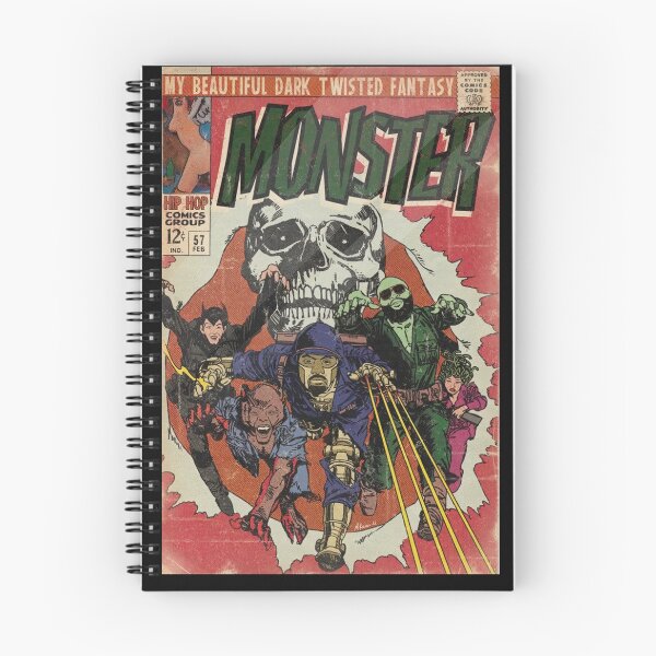Item preview, My Beautiful Dark Twisted Fantasy Album Monster Rap Song - Monster Album My Beautiful Dark Twisted Fantasy designed and sold by HappyGrandmaUB.