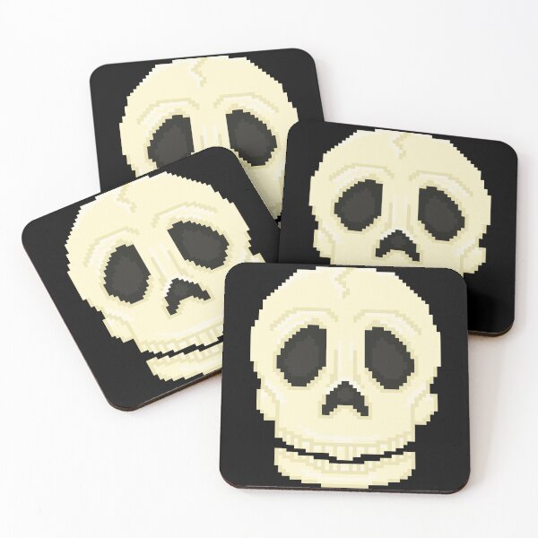 Item preview, Pixel Skull designed and sold by galaxydaydreams.
