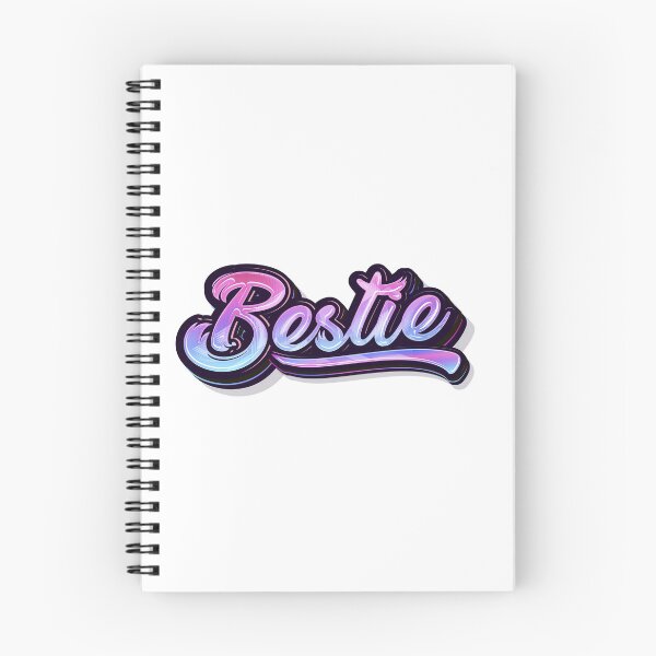 Item preview, bestie stylish text effect editable modern lettering typography font style designed and sold by FNDES1GN5.