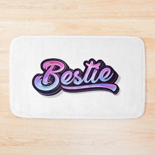 Item preview, bestie stylish text effect editable modern lettering typography font style designed and sold by FNDES1GN5.
