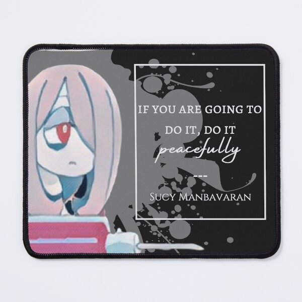 Item preview, "do it peacefully" ~Sucy | LWA Quote (white variant) designed and sold by VoltageStone.