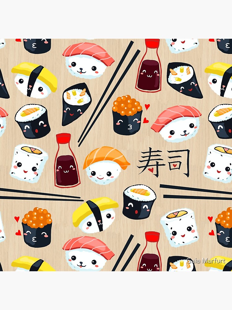 Kawaii Sushi by gaiamarfurt
