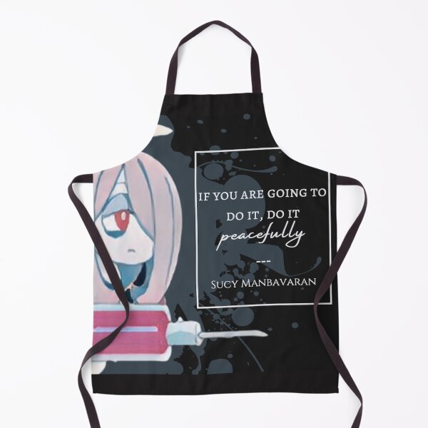 Item preview, "do it peacefully" ~Sucy | LWA Quote (blue variant) designed and sold by VoltageStone.