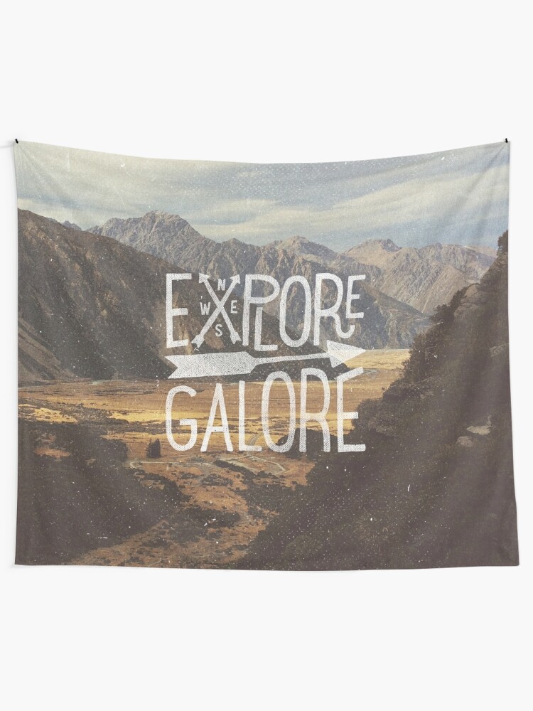 Alternate view of Explore Galore Tapestry