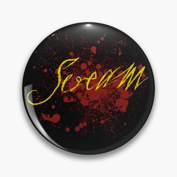 Artikelvorschau, Scream, Scary Ghoulish Red Blood Splatter Halloween Design entworfen und verkauft von CandOCreative.