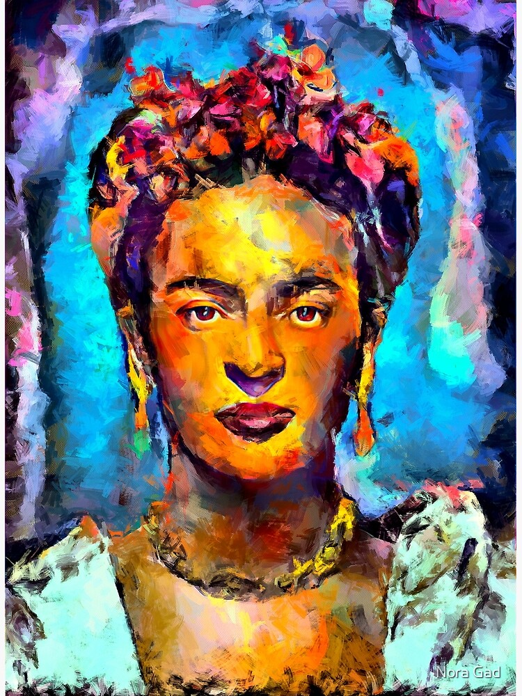 FRIDA Kahlo Acrylic Portrait  Poster for Sale by Nora Gad