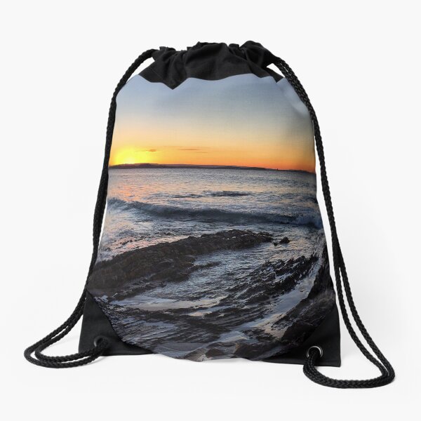Gold Coast Sunset Drawstring Bag