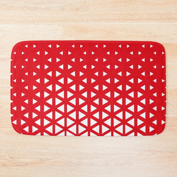 Item preview, Red White Technology Triangle Pattern Design designed and sold by Summer-Winter.