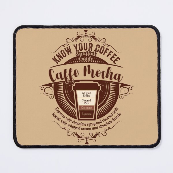 Item preview, Know Your Coffee Essential Guide Collection. Caffe Mocha Version designed and sold by More-dan-Prints.