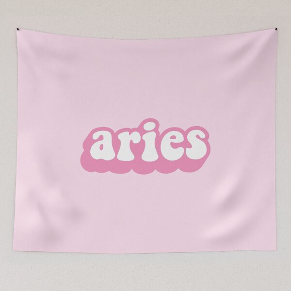 Item preview, Aries Pink Text designed and sold by OldDannyBrown.