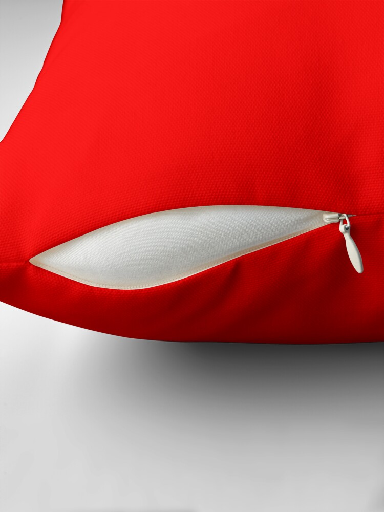 Thumbnail 2 of 4, Pillow, PLAIN SOLID BLOCK RED - OVER 100 RED SHADES ON OZCUSHIONS designed and sold by ozcushions.