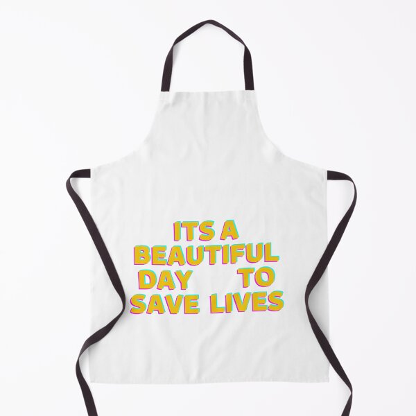Item preview, its a beautiful day to save lives - black Sticker designed and sold by zakstore12.