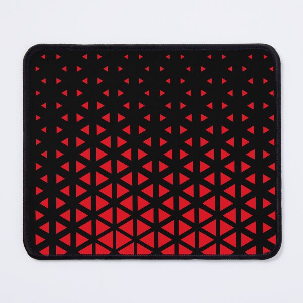 Item preview, Red Black Technology Triangle Pattern Design designed and sold by Summer-Winter.