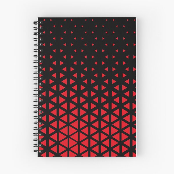 Item preview, Red Black Technology Triangle Pattern Design designed and sold by Summer-Winter.