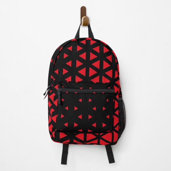 Item preview, Red Black Technology Triangle Pattern Design designed and sold by Summer-Winter.