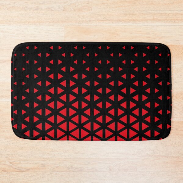 Item preview, Red Black Technology Triangle Pattern Design designed and sold by Summer-Winter.