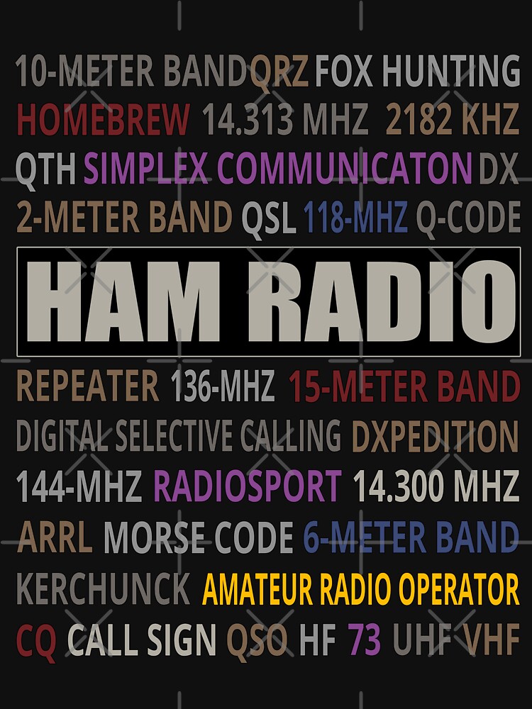 “The Ham Radio Jargon - Ham Radio” T-shirt for Sale by Tatzki-Design