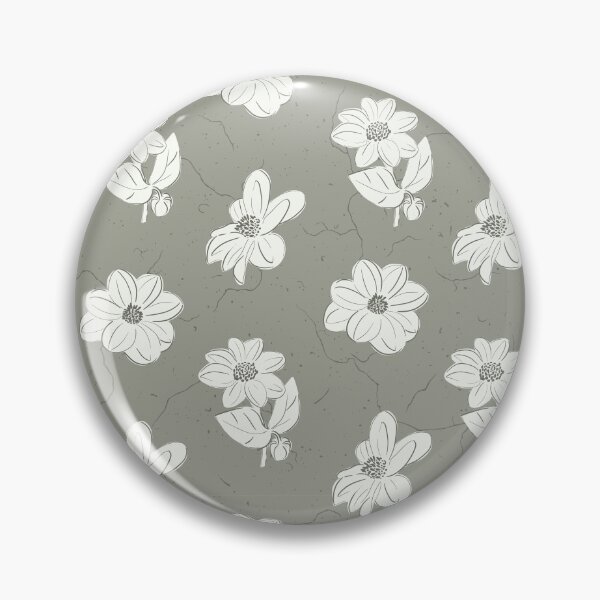Item preview, Dahlias on a green background with texture designed and sold by BrittDDesigns.