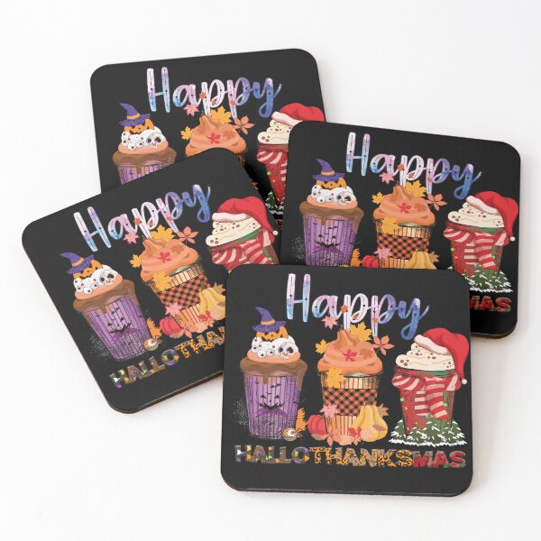 Item preview, Happy Hallothanksmas Coffee Glasses  designed and sold by iweardesign.