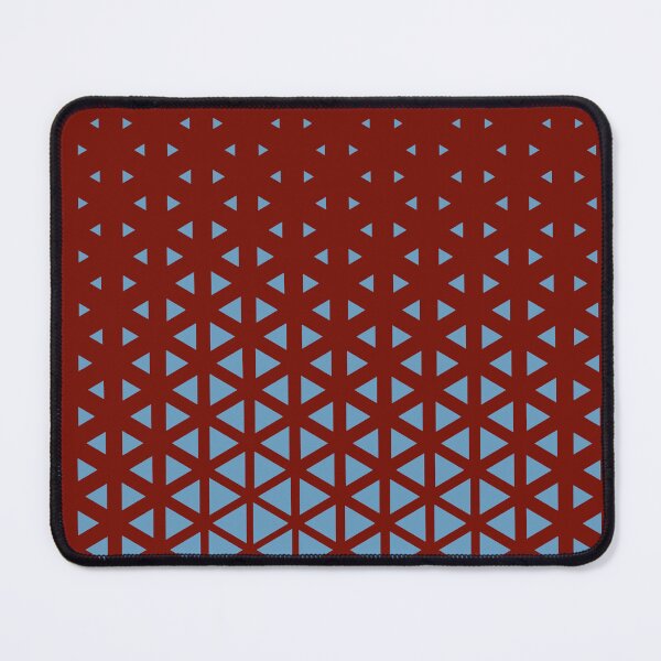 Item preview, Burgundy Blue Technology Triangle Pattern Design designed and sold by Summer-Winter.