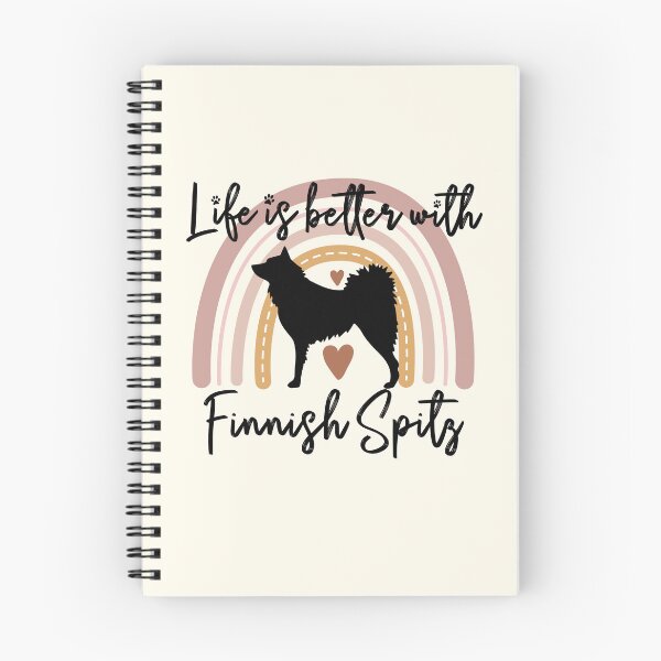 Item preview, Finnish Spitz Dog Rainbow Aesthetic Boho designed and sold by rafaeltto.