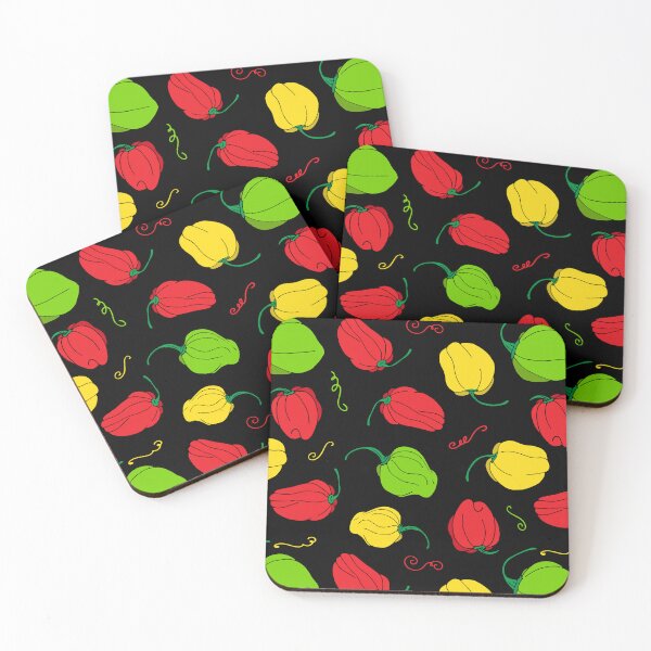 Item preview, Scotch Bonnet Chilli Pepper Pattern designed and sold by HotHibiscus.