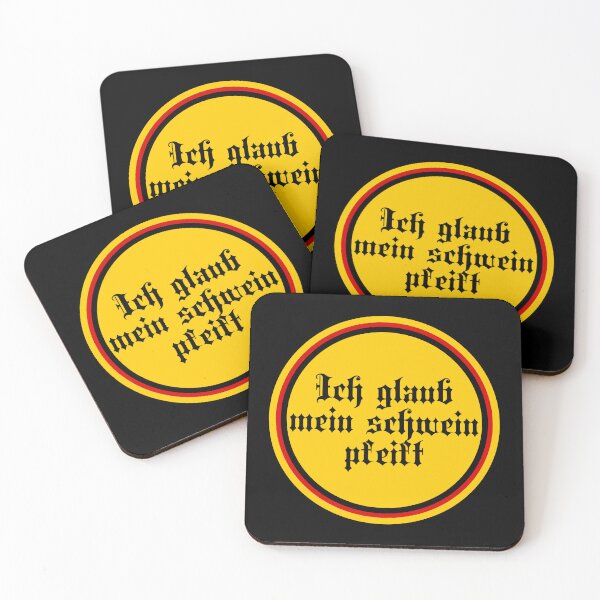 Item preview, Ich Glaub Mein Schwein Pfeift - I Think My Pig Whistles - German Sayings designed and sold by JourneyCreative.