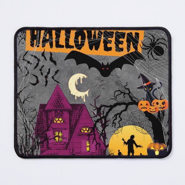 Item preview, scary halloween night with pumpkin designed and sold by mirdayn.
