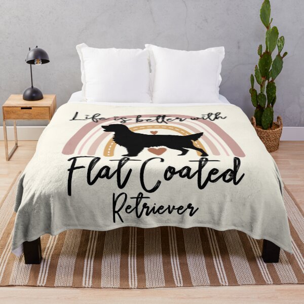 Item preview, Flat Coated Retriever Dog Rainbow Aesthetic Boho designed and sold by rafaeltto.